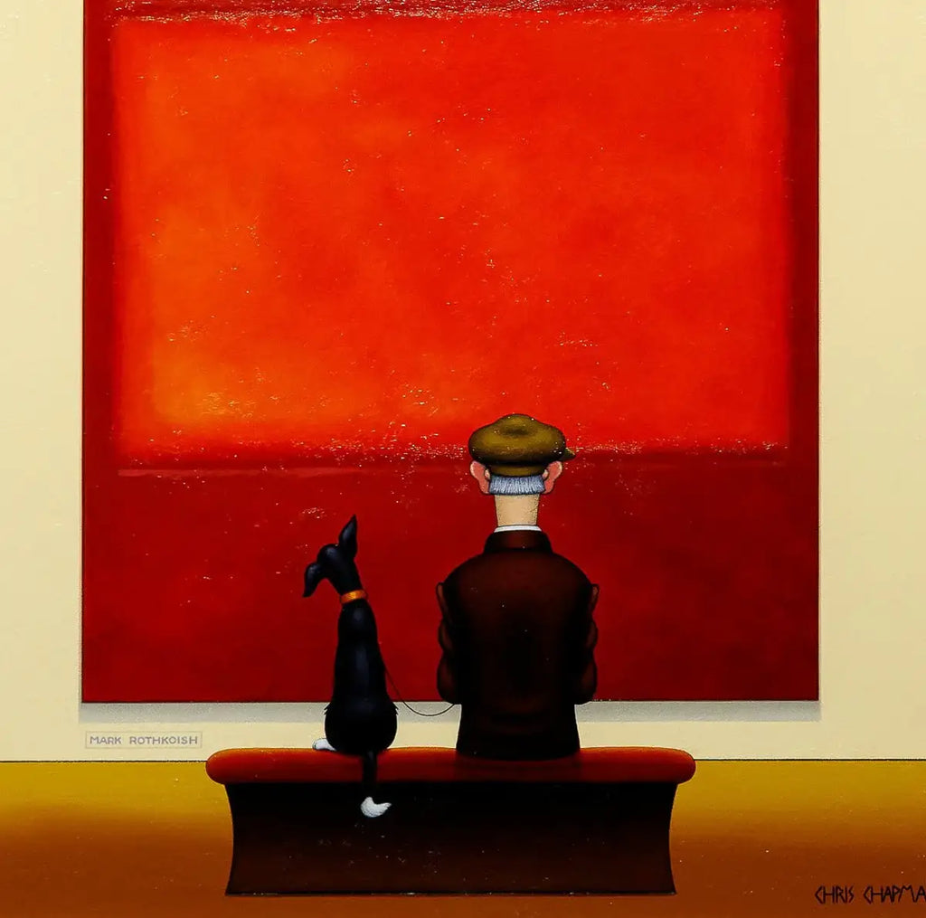 Abstract Thoughts - Original - SOLD by artist Chris Chapman - Wyecliffe Galleries