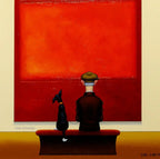 Abstract Thoughts - Original - SOLD by artist Chris Chapman - Wyecliffe Galleries