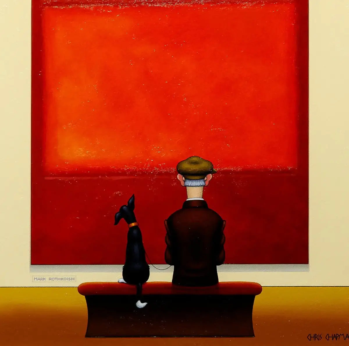 Abstract Thoughts - Original - SOLD by artist Chris Chapman - Wyecliffe Galleries