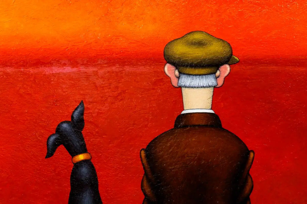 Abstract Thoughts - Original - SOLD by artist Chris Chapman - Wyecliffe Galleries