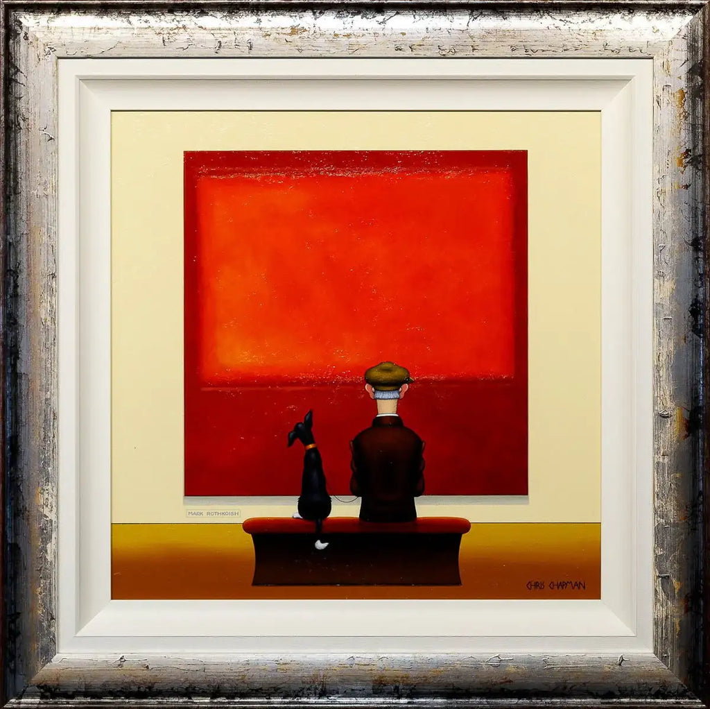 Abstract Thoughts - Original - SOLD by artist Chris Chapman - Wyecliffe Galleries