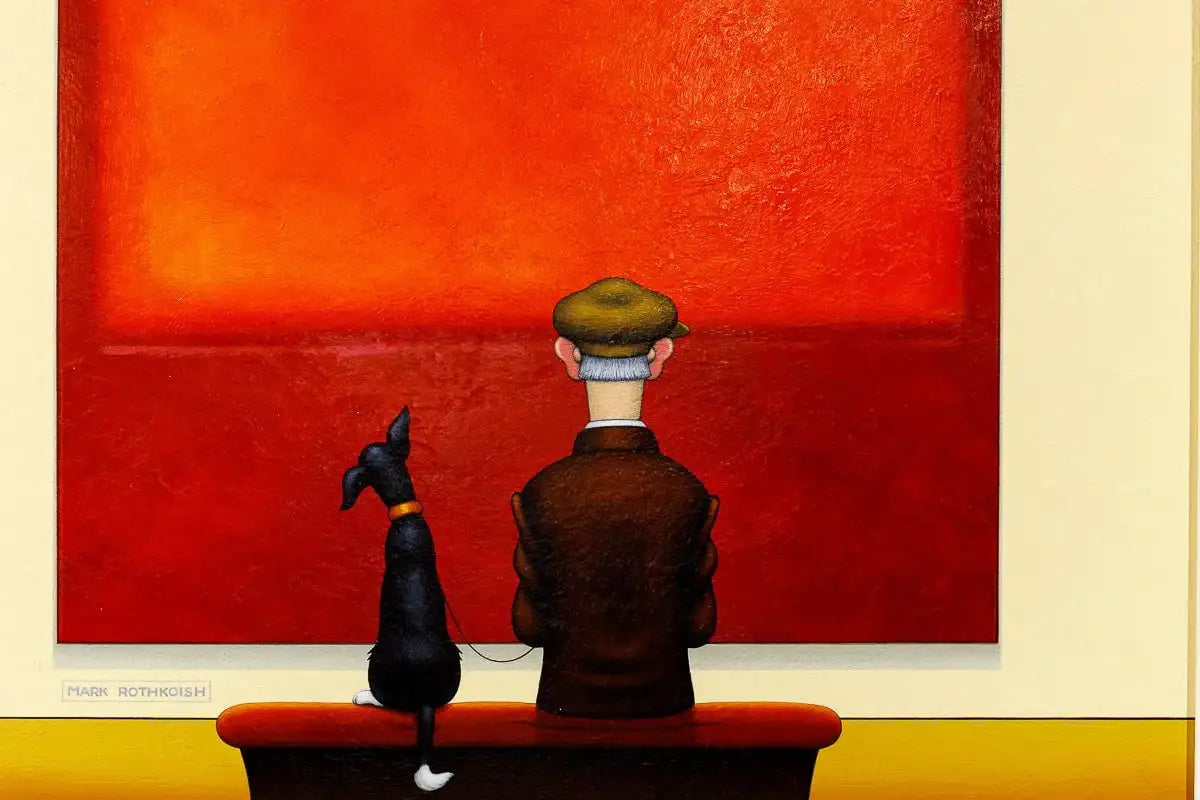 Abstract Thoughts - Original - SOLD by artist Chris Chapman - Wyecliffe Galleries