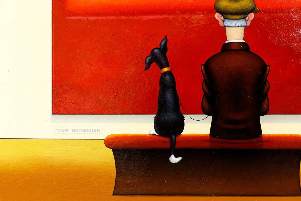 Abstract Thoughts - Original - SOLD by artist Chris Chapman - Wyecliffe Galleries