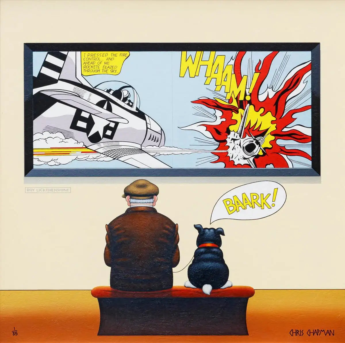 Baark! - Edition by artist Chris Chapman - Wyecliffe Galleries