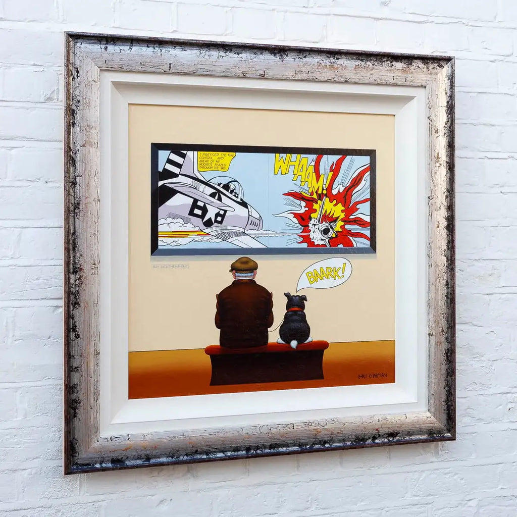 Baark! - Original - SOLD by artist Chris Chapman - Wyecliffe Galleries