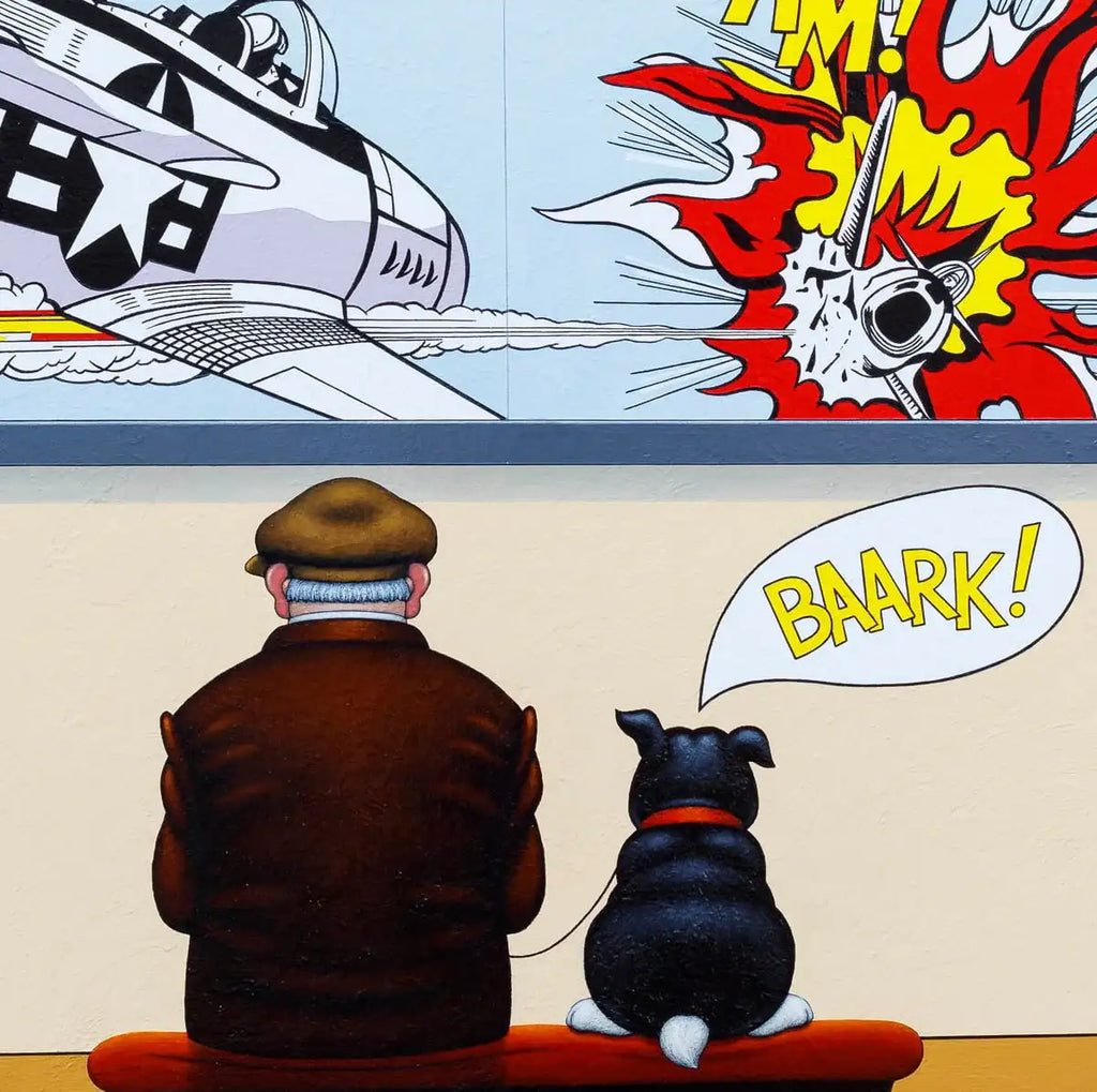 Baark! - Original - SOLD by artist Chris Chapman - Wyecliffe Galleries