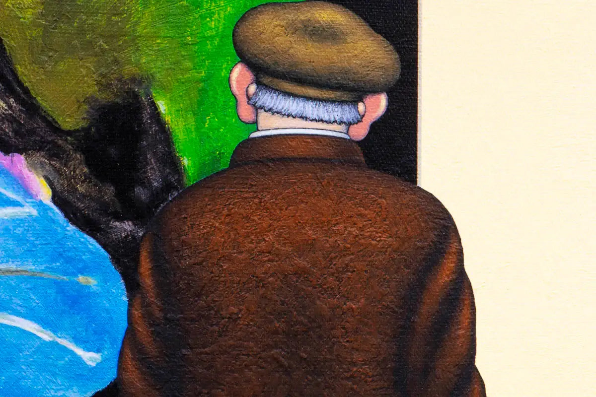 Borderline Collie - Edition by artist Chris Chapman - Wyecliffe Galleries