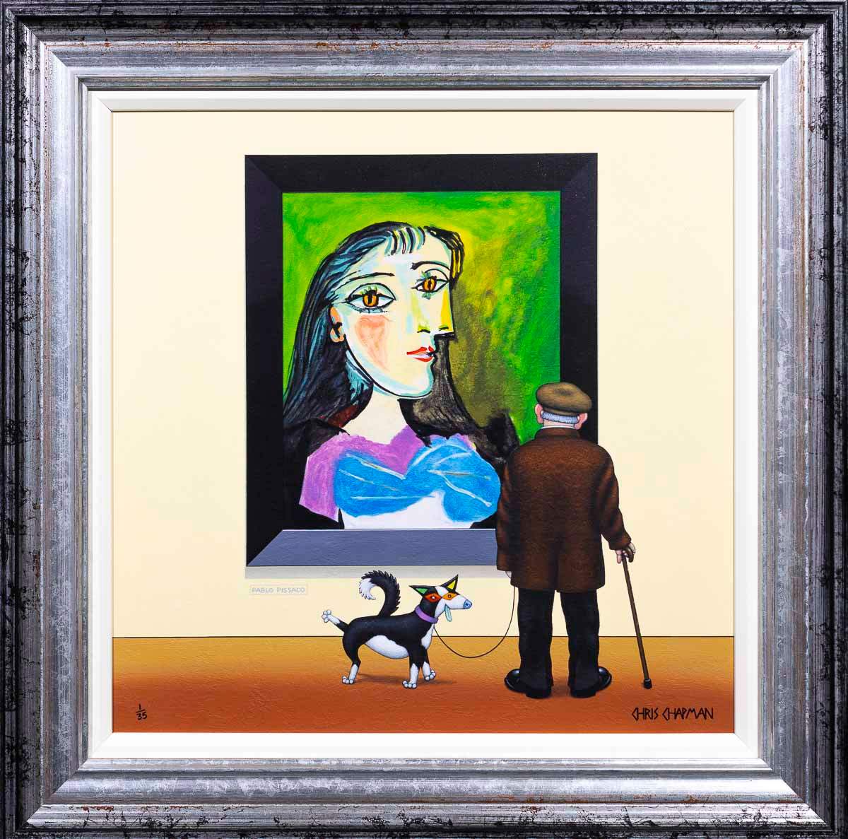 Borderline Collie - Edition by artist Chris Chapman - Wyecliffe Galleries