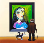 Borderline Collie - Edition by artist Chris Chapman - Wyecliffe Galleries