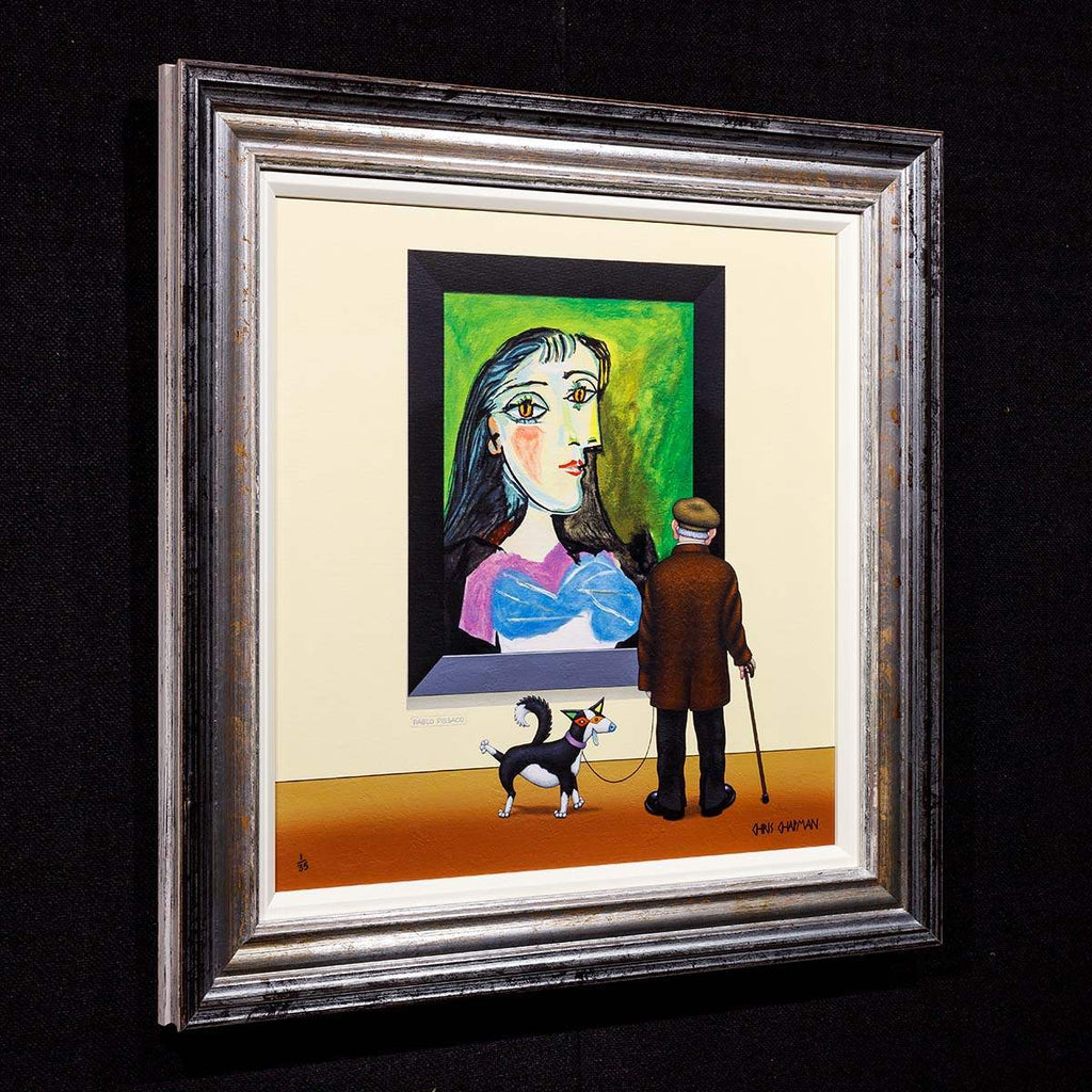 Borderline Collie - Edition by artist Chris Chapman - Wyecliffe Galleries