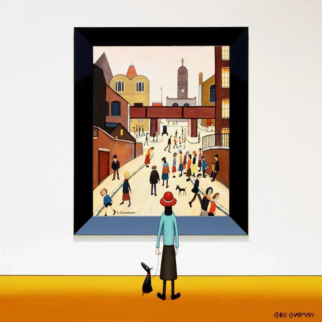 Bridge Street - SOLD by artist Chris Chapman - Wyecliffe Galleries