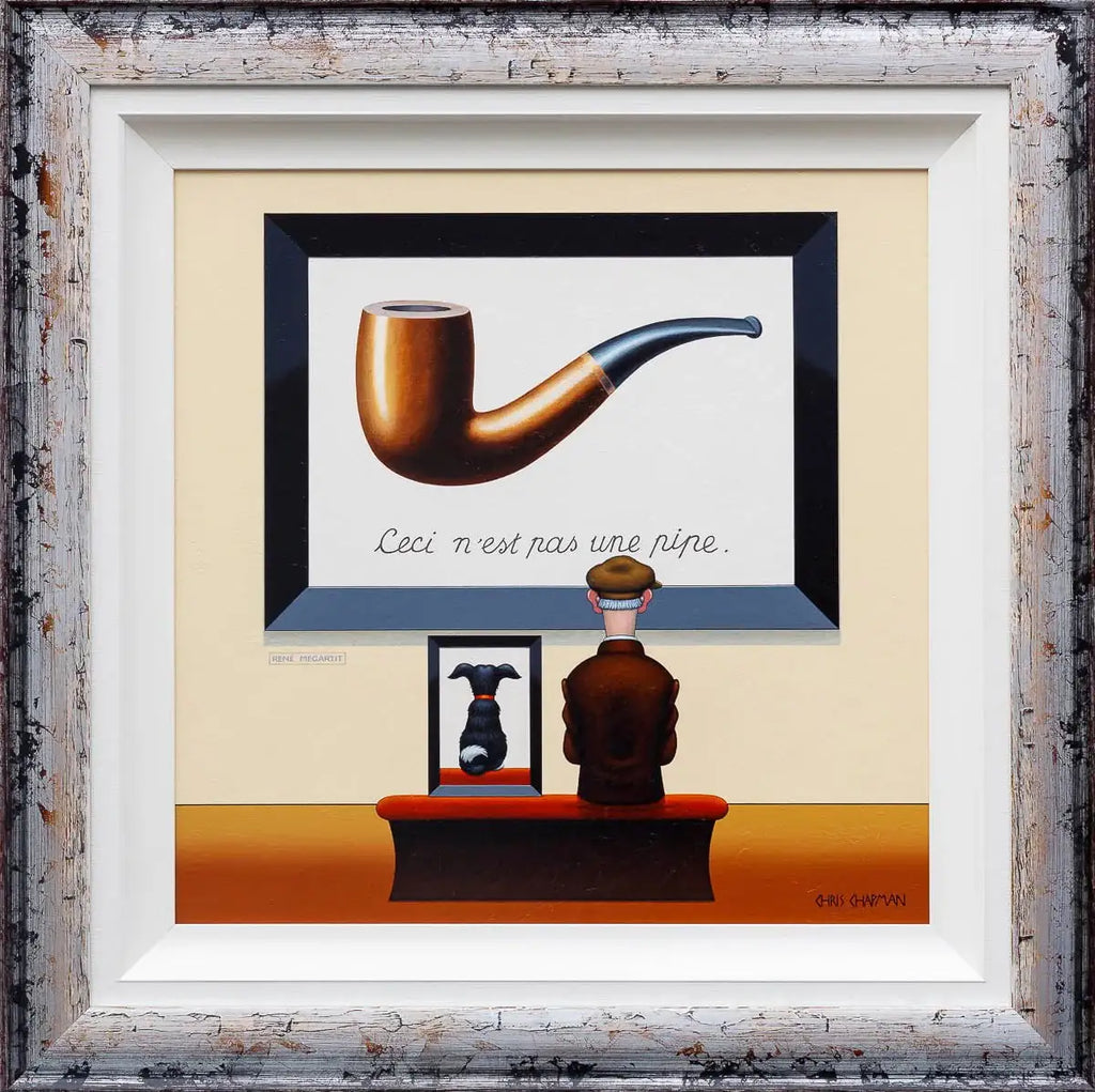 Ceci N'est Pas Un Chien - Original - SOLD by artist Chris Chapman - Wyecliffe Galleries