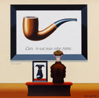 Ceci N'est Pas Un Chien - Original - SOLD by artist Chris Chapman - Wyecliffe Galleries