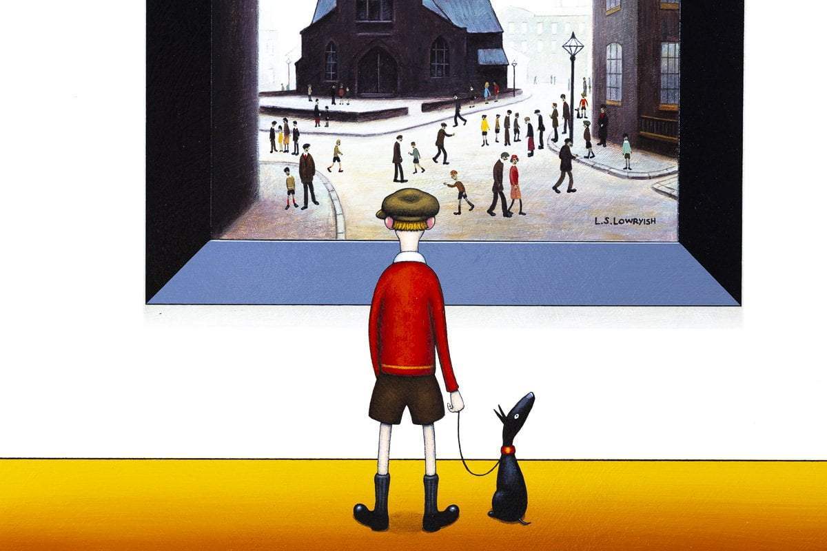 Church Square - Original - SOLD by artist Chris Chapman - Wyecliffe Galleries