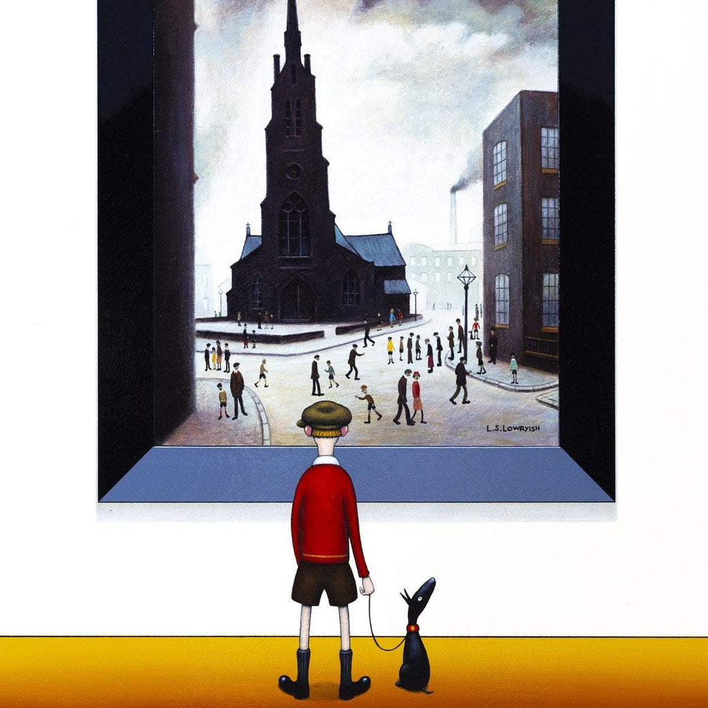 Church Square - Original - SOLD by artist Chris Chapman - Wyecliffe Galleries