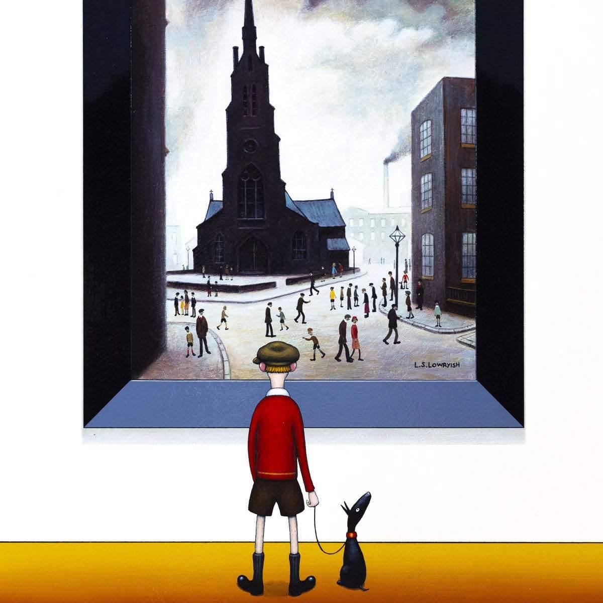 Church Square - Original - SOLD by artist Chris Chapman - Wyecliffe Galleries