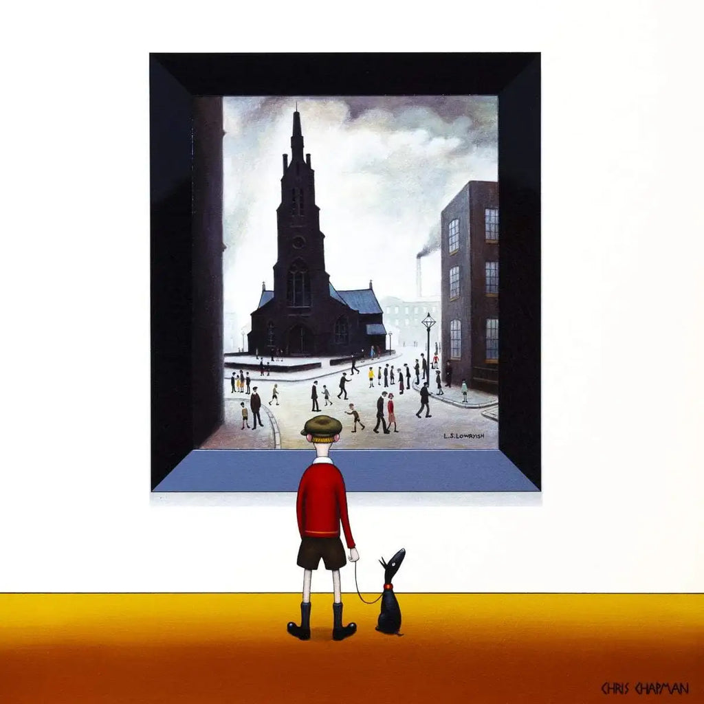 Church Square - Original - SOLD by artist Chris Chapman - Wyecliffe Galleries