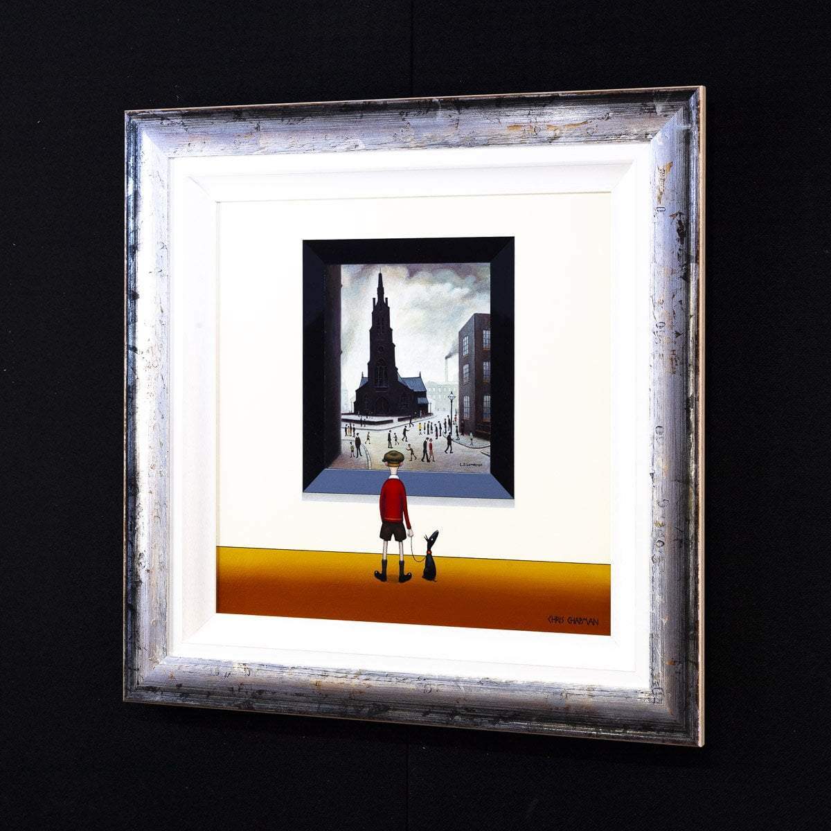 Church Square - Original - SOLD by artist Chris Chapman - Wyecliffe Galleries