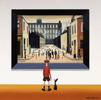 Cricket in the Street - Original - SOLD by artist Chris Chapman - Wyecliffe Galleries