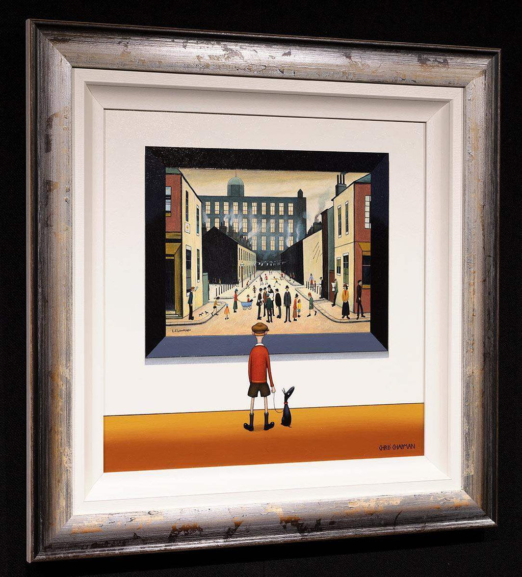 Cricket in the Street - Original - SOLD by artist Chris Chapman - Wyecliffe Galleries