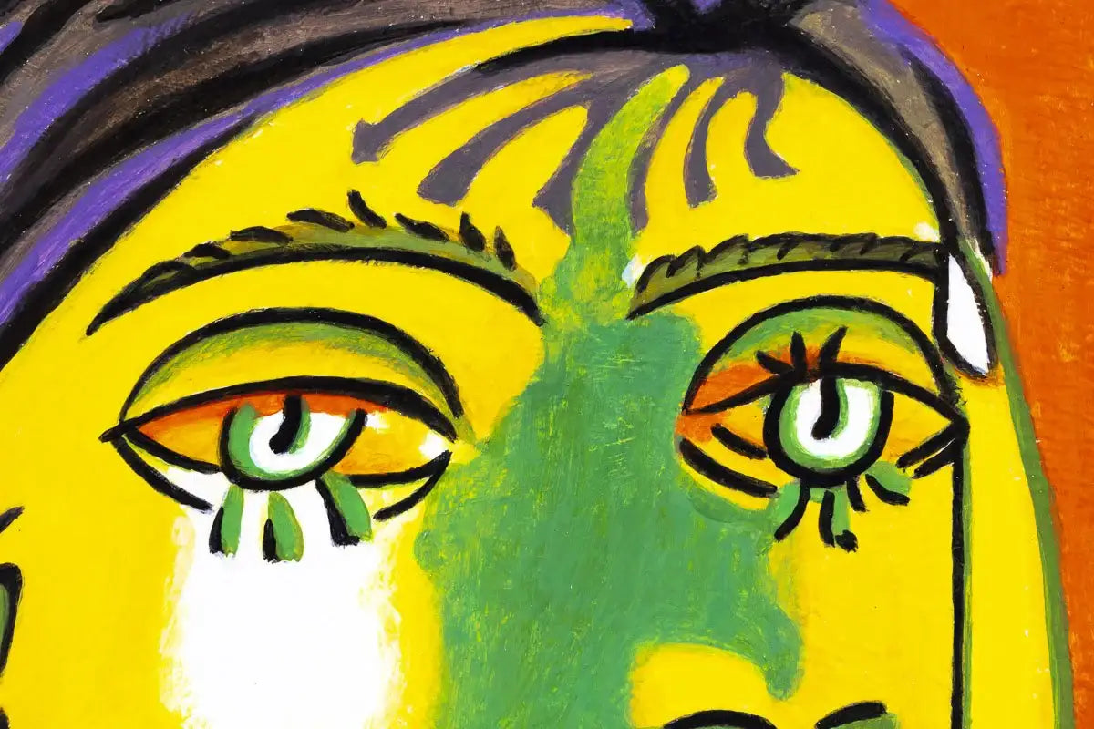 Cubist Collie - Original - SOLD by artist Chris Chapman - Wyecliffe Galleries