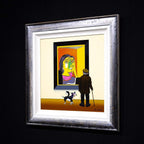 Cubist Collie - Original - SOLD by artist Chris Chapman - Wyecliffe Galleries