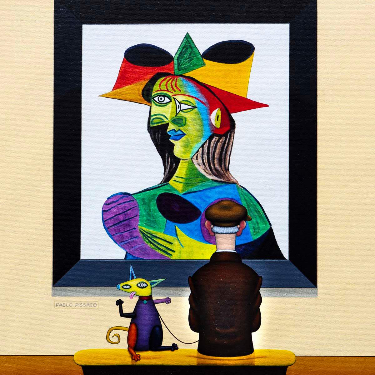 Cubist Crazy - Edition - SOLD by artist Chris Chapman - Wyecliffe Galleries