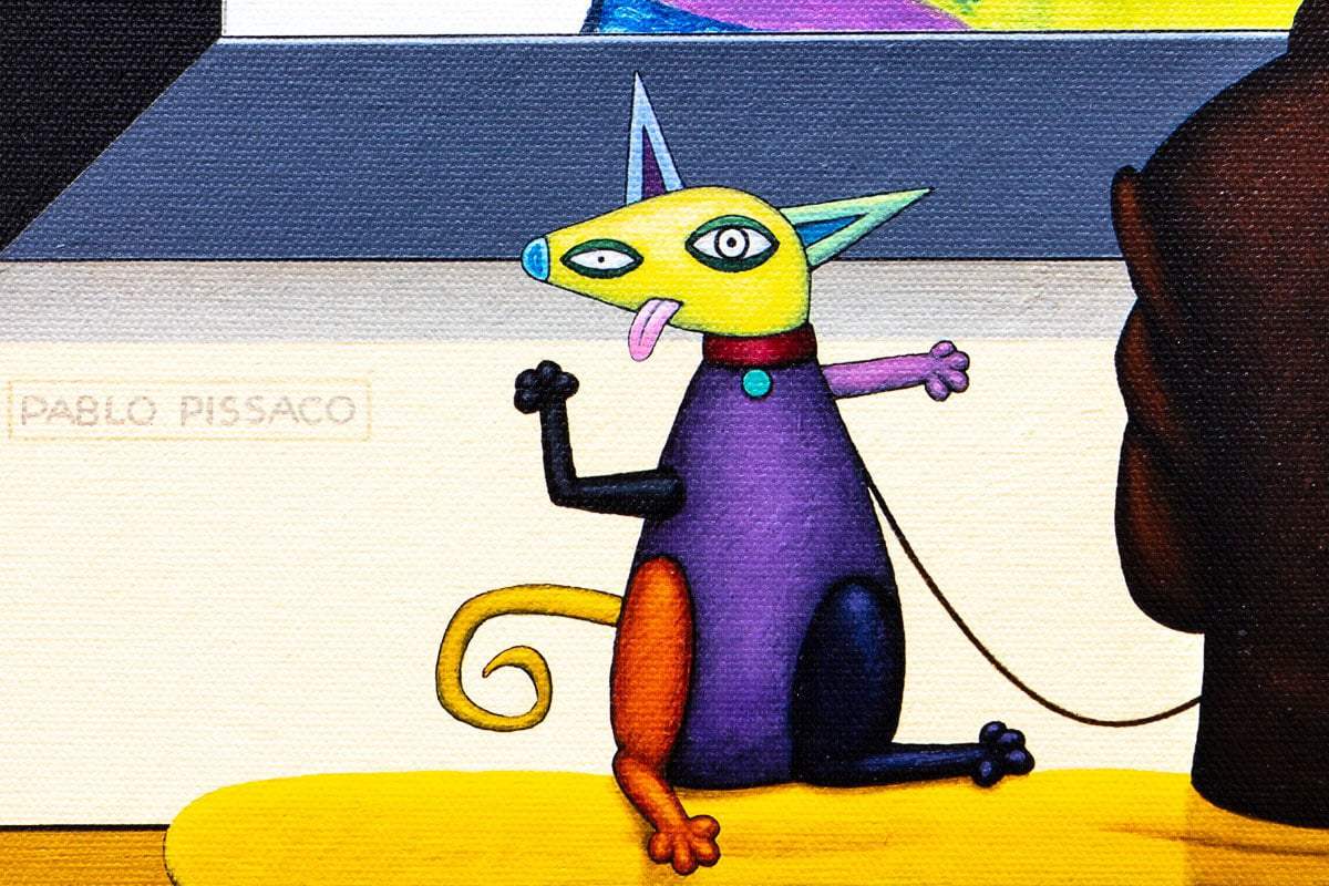 Cubist Crazy - Edition - SOLD by artist Chris Chapman - Wyecliffe Galleries