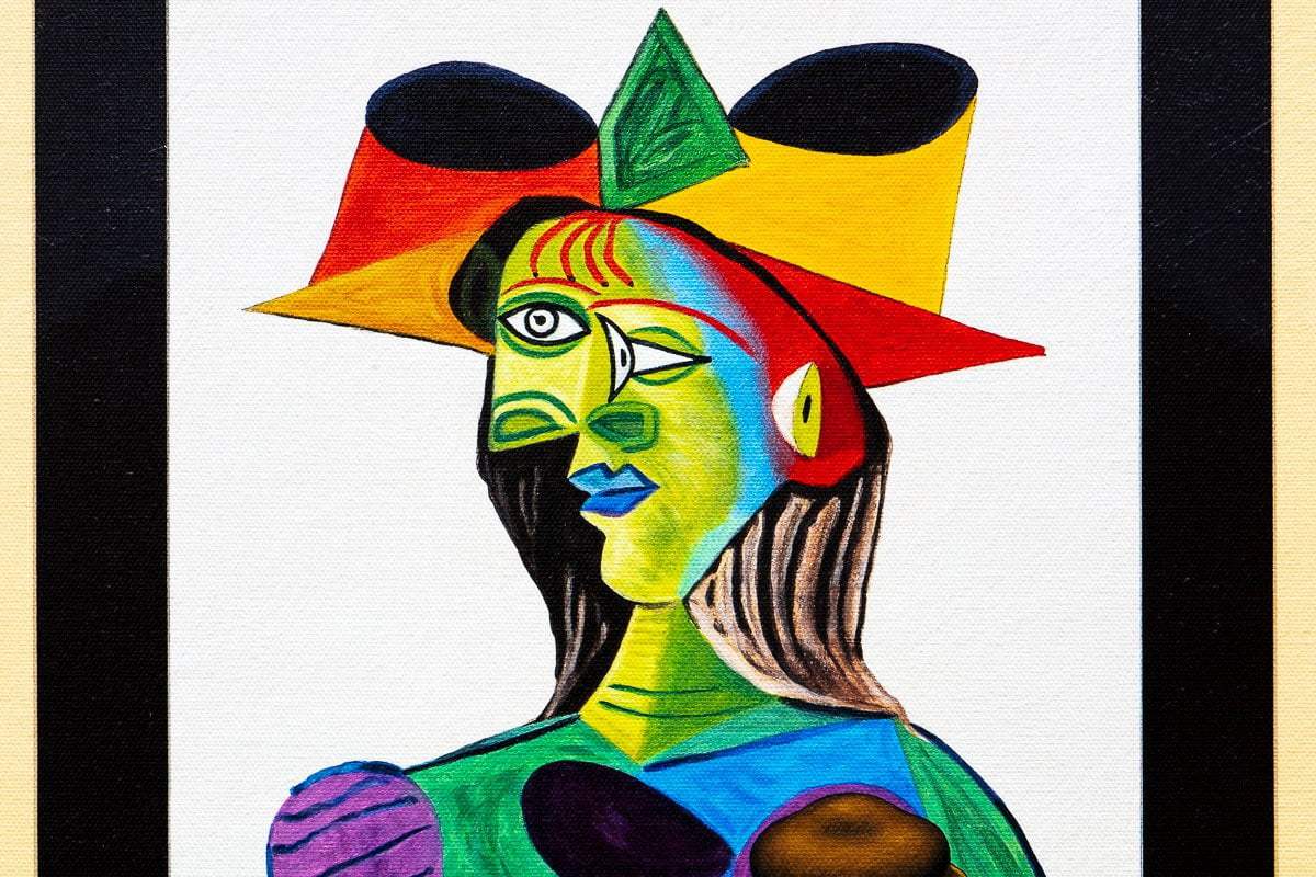 Cubist Crazy - Edition - SOLD by artist Chris Chapman - Wyecliffe Galleries