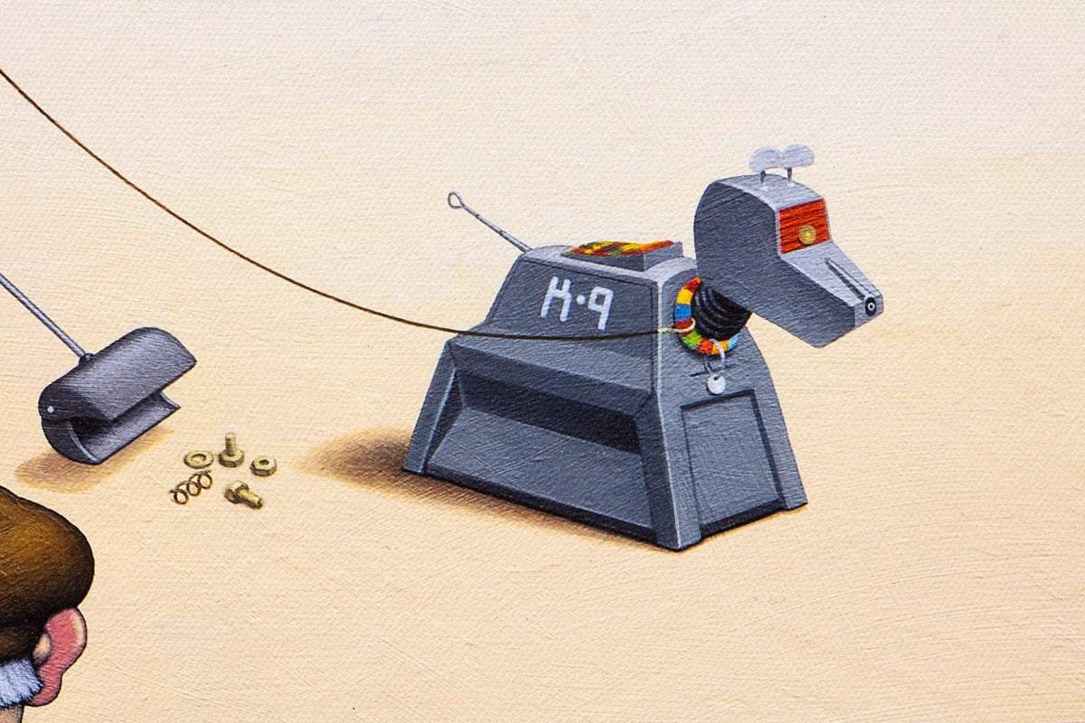 Dali Dalek - Edition - SOLD OUT by artist Chris Chapman - Wyecliffe Galleries