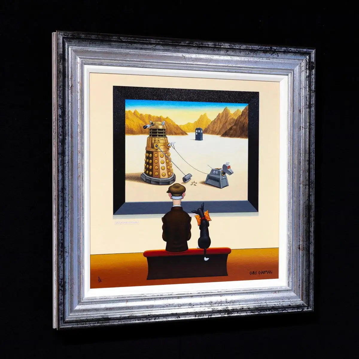 Dali Dalek - Edition - SOLD OUT by artist Chris Chapman - Wyecliffe Galleries