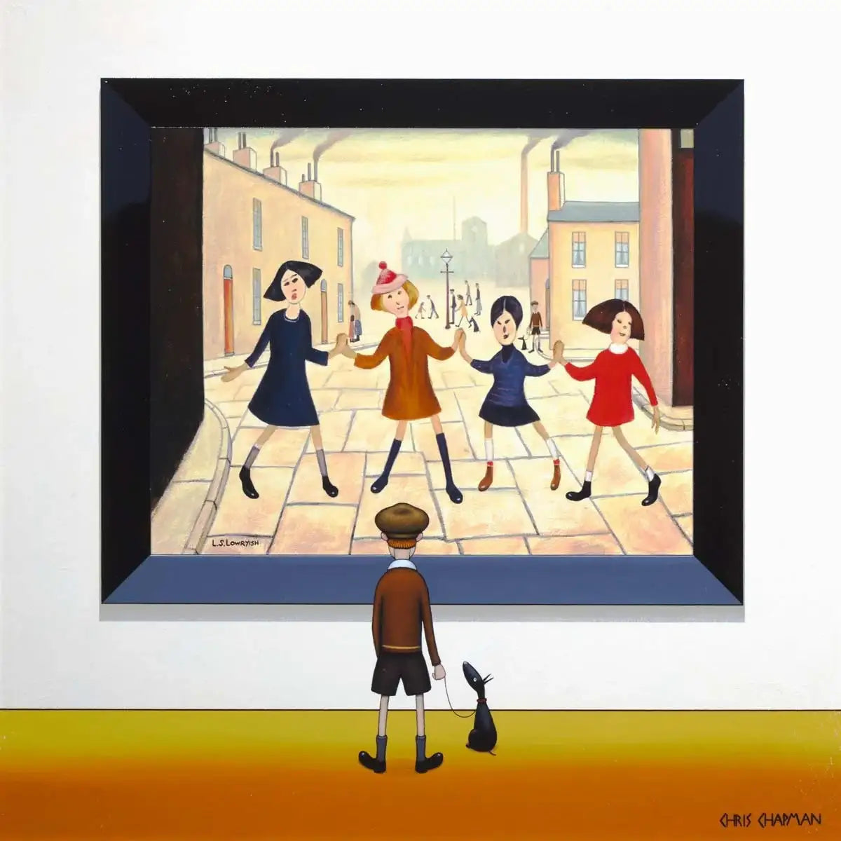 Dancing Girls - SOLD by artist Chris Chapman - Wyecliffe Galleries