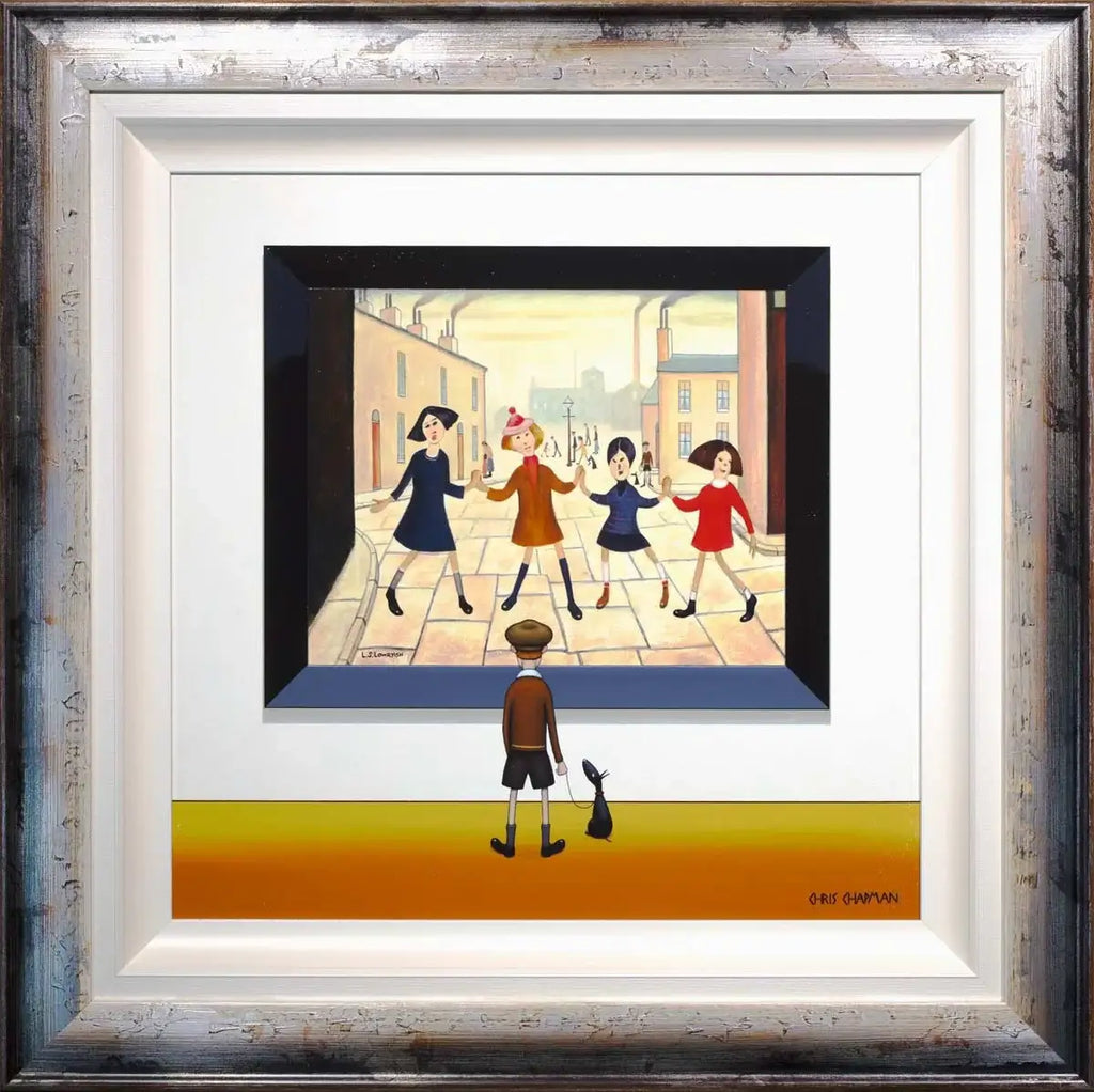 Dancing Girls - SOLD by artist Chris Chapman - Wyecliffe Galleries