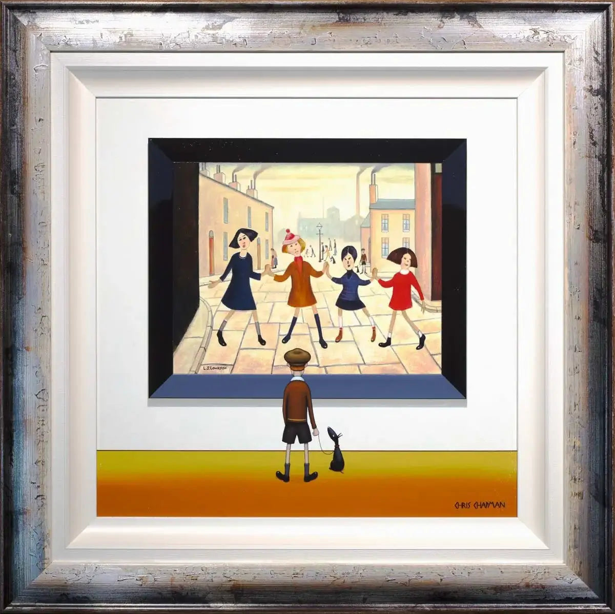 Dancing Girls - SOLD by artist Chris Chapman - Wyecliffe Galleries