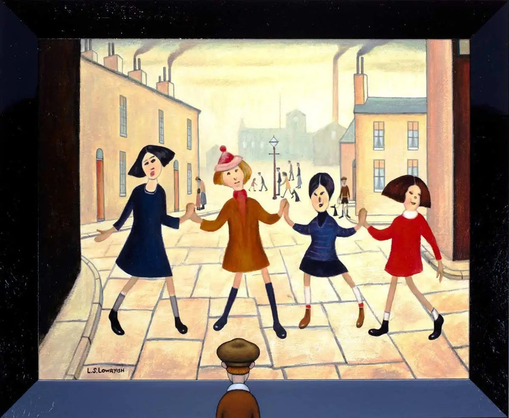 Dancing Girls - SOLD by artist Chris Chapman - Wyecliffe Galleries