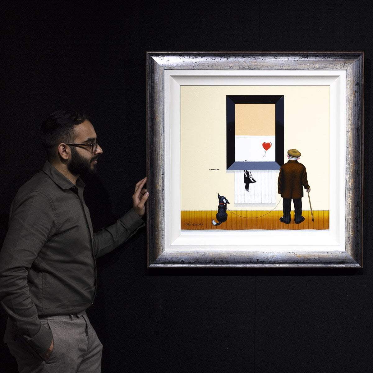 Double Shredder - Original - SOLD by artist Chris Chapman - Wyecliffe Galleries