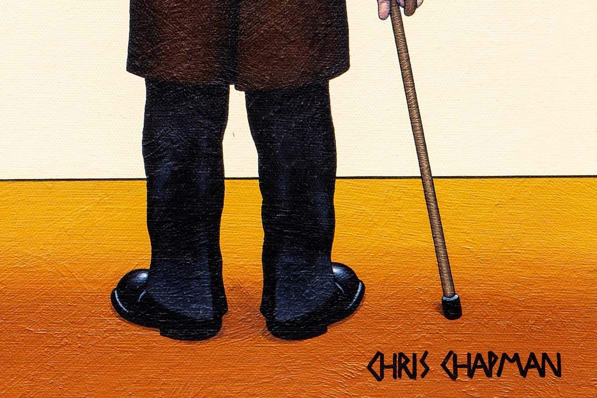 Feathers and Fries - Edition by artist Chris Chapman - Wyecliffe Galleries