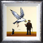 Feathers and Fries - Original - SOLD by artist Chris Chapman - Wyecliffe Galleries
