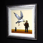 Feathers and Fries - Original - SOLD by artist Chris Chapman - Wyecliffe Galleries