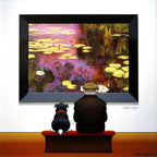 Frog On A Dog - SOLD by artist Chris Chapman - Wyecliffe Galleries
