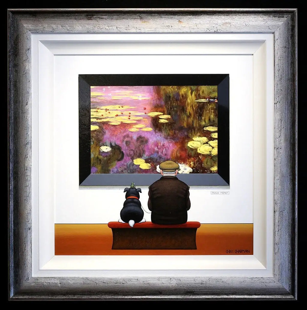 Frog On A Dog - SOLD by artist Chris Chapman - Wyecliffe Galleries