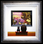 Frog On A Dog - SOLD by artist Chris Chapman - Wyecliffe Galleries