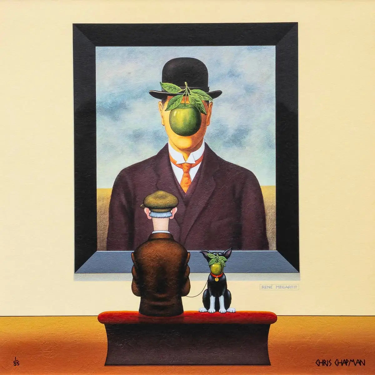 Fruit Face - Edition - SOLD by artist Chris Chapman - Wyecliffe Galleries