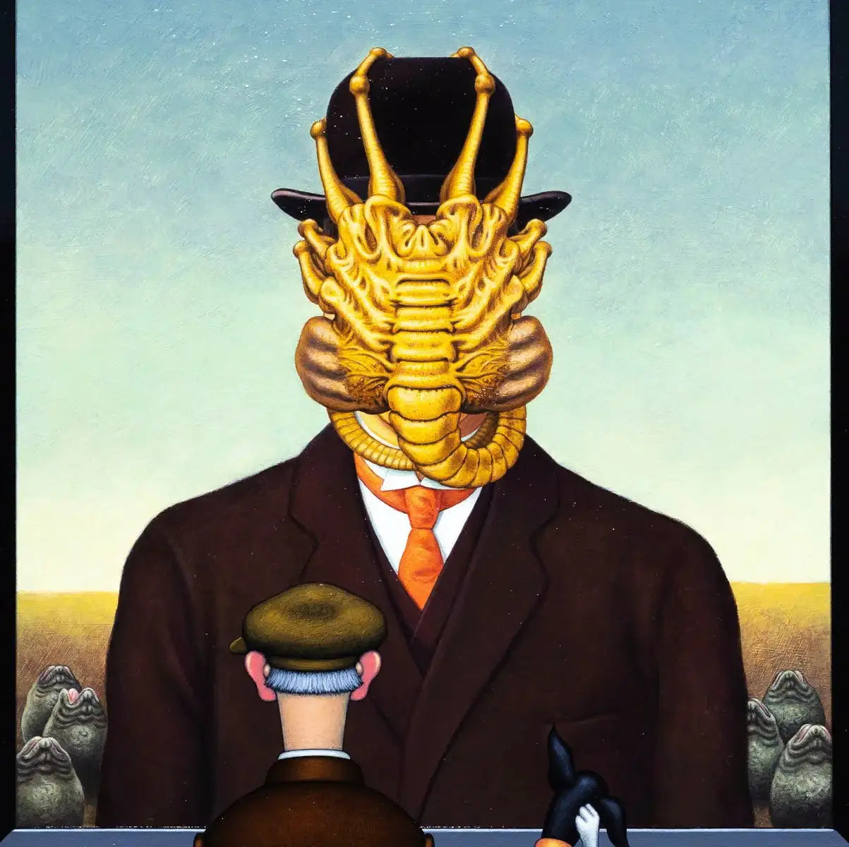 Give Us a Hug - Original - SOLD by artist Chris Chapman - Wyecliffe Galleries