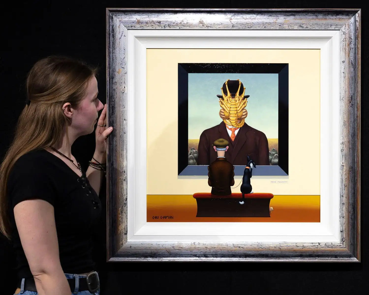 Give Us a Hug - Original - SOLD by artist Chris Chapman - Wyecliffe Galleries