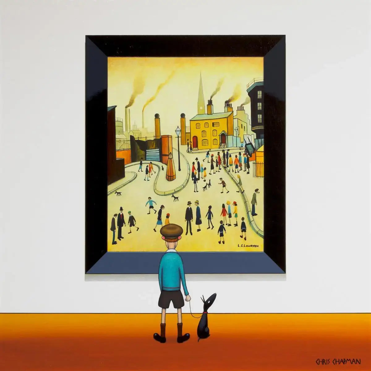 Hill Street - Original - SOLD by artist Chris Chapman - Wyecliffe Galleries