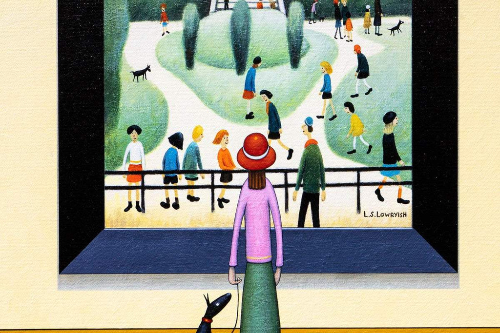 In The Park - Edition - SOLD by artist Chris Chapman - Wyecliffe Galleries