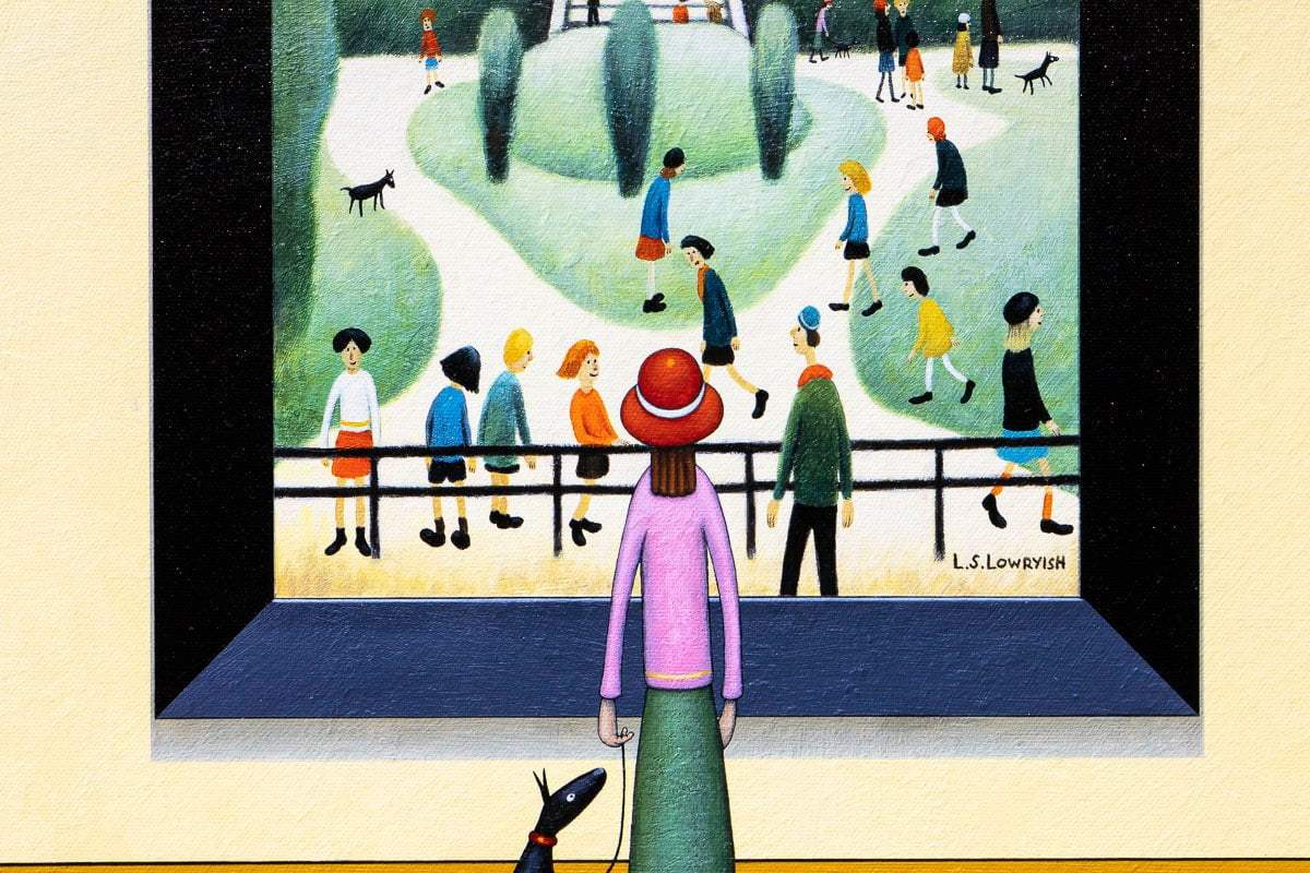 In The Park - Edition - SOLD by artist Chris Chapman - Wyecliffe Galleries