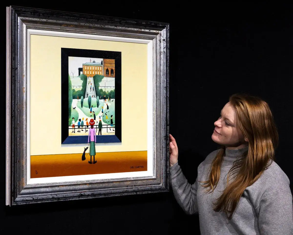 In The Park - Edition - SOLD by artist Chris Chapman - Wyecliffe Galleries