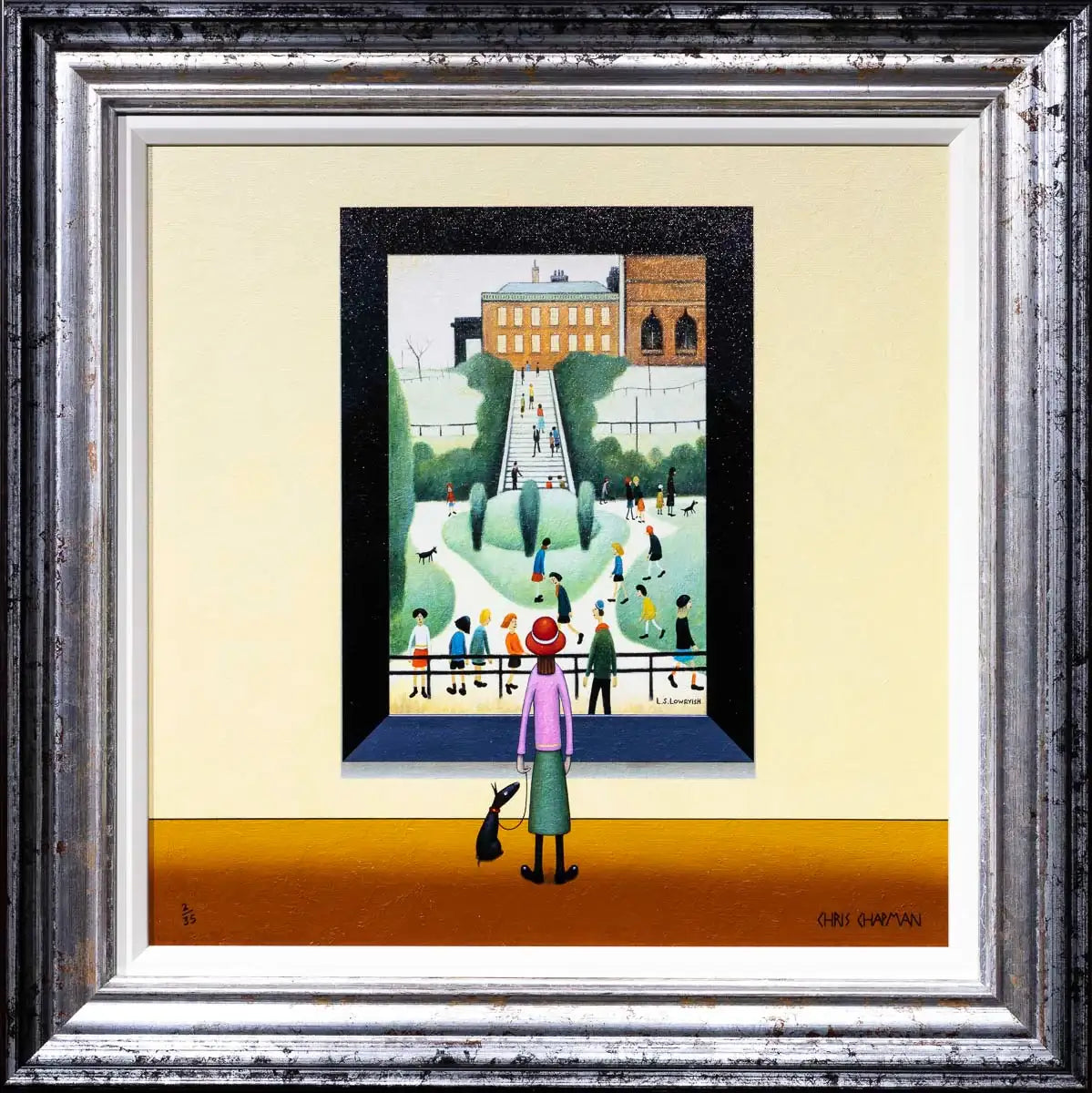 In The Park - Edition - SOLD by artist Chris Chapman - Wyecliffe Galleries